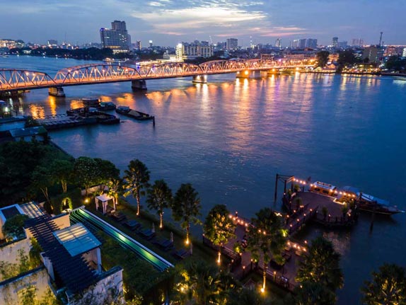 Riverside views, The Siam